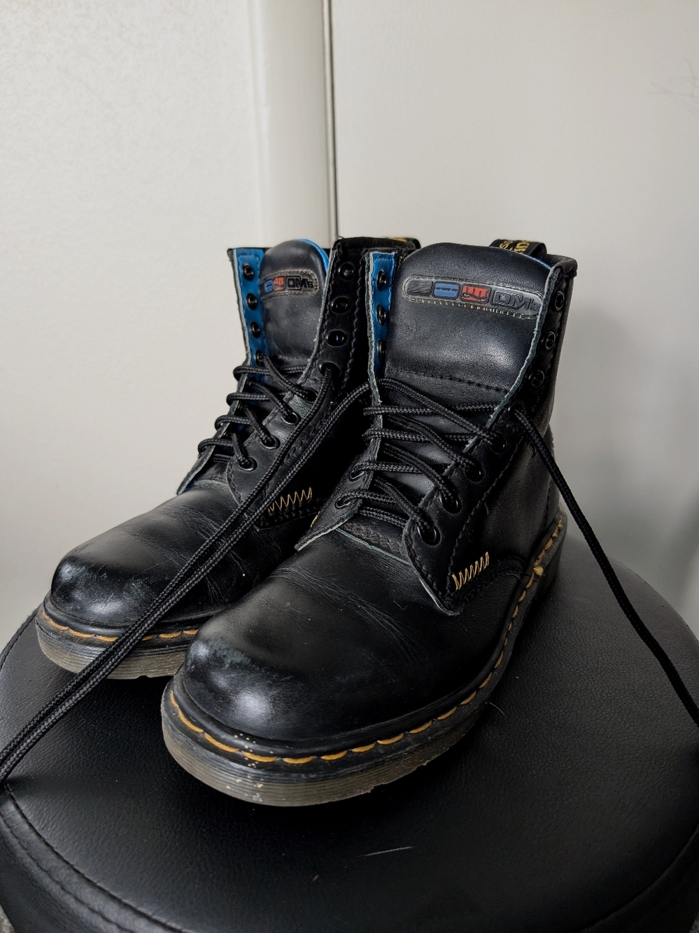 Rare Made In England Dr. Martens Boots. See Description For Size Note